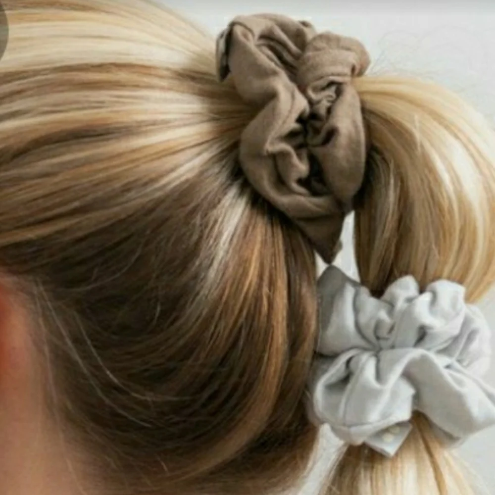 Crystal Collection Hair Ties with Silver Accents